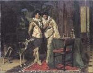 The Connoisseurs by Ferdinand Victor Leon Roybet