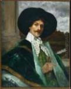 A Galant Cavalier by Ferdinand Victor Leon Roybet