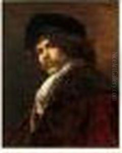 Autoportrait A La Toque by Ferdinand Victor Leon Roybet