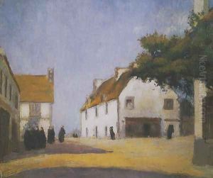 Little Town in Brittany by Wladyslaw Slewinski