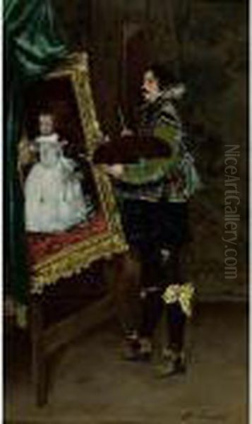 Velazquez Peignant L'infant Marguerite D'espagne - view 1