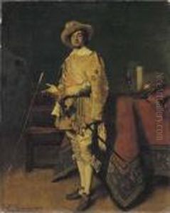 The Dashing Cavalier by Ferdinand Victor Leon Roybet