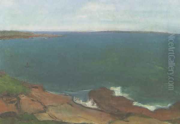 Marine Landscape with a Little Boat - view 1