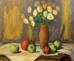 Still Life with Apples by Wladyslaw Slewinski
