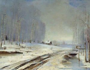 Sea of Mud (1894) by Alexei Kondratyevich Savrasov