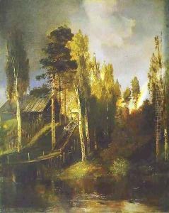 Monastery Gates (1875) by Alexei Kondratyevich Savrasov