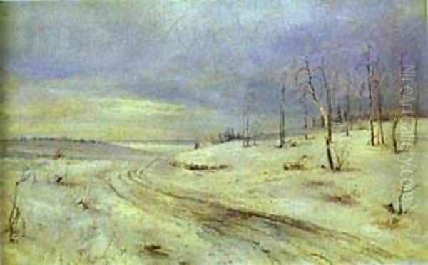 A Winter Road 1870s - view 1