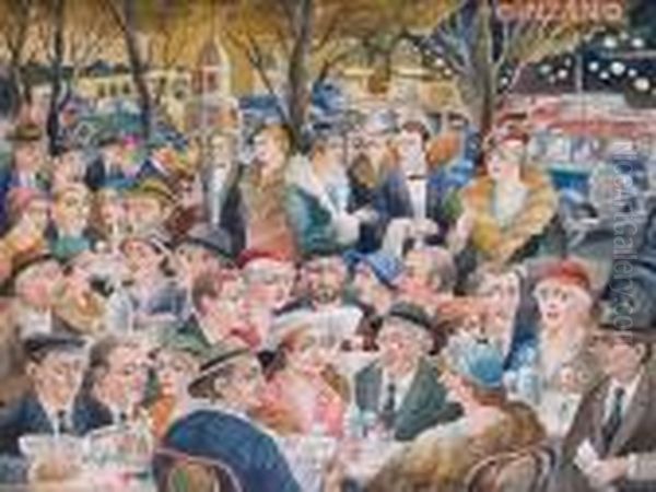 Paris, Terrasse Animee A L'heure De L'aperitif - view 1