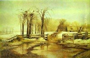 Spring Day 1873 by Alexei Kondratyevich Savrasov