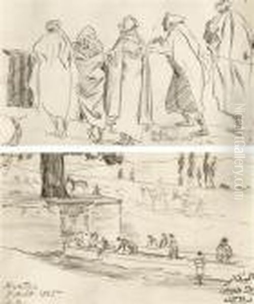 Etude D'hommes A Rohia - view 1