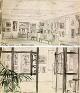 Galerie La Boetie 11 Mai 1947 by Aleksandr Rubcov