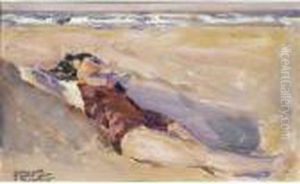 Sunbathing On The Beach Sunbathing On The Beach