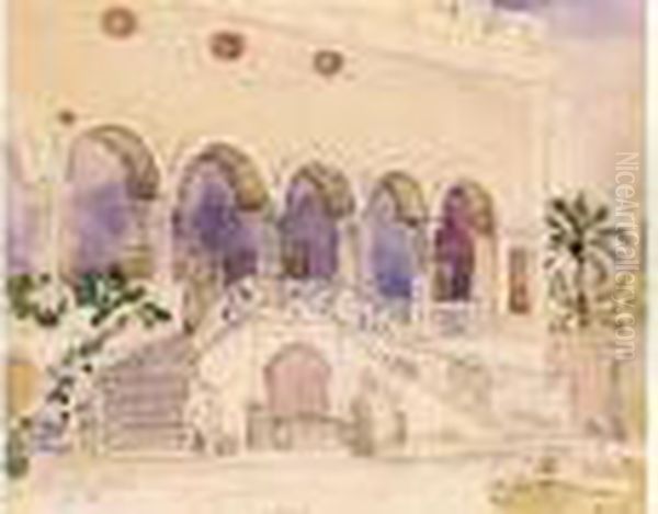 " Vue Du Musee Alaoui Au Bardo, Tunis ". - view 1