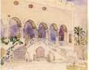 " Vue Du Musee Alaoui Au Bardo, Tunis ". by Aleksandr Rubcov