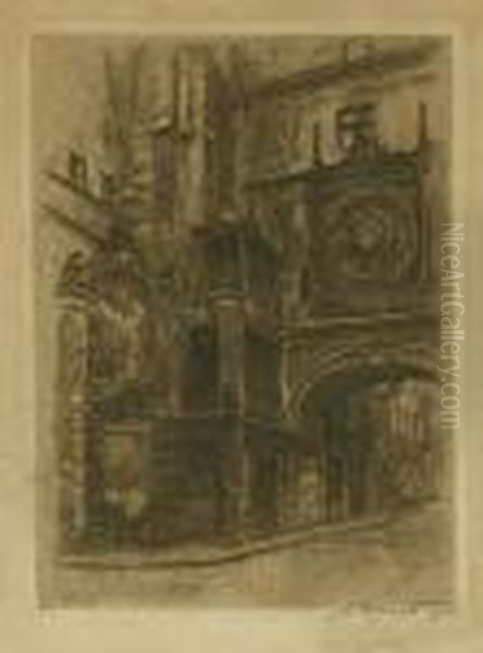 Wielki Zegar Ludwika Xv W Rouen - view 1