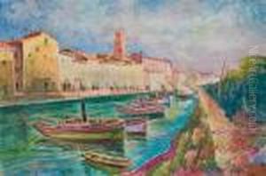 Nad Kanalem W Martiques by Jan Rubczak