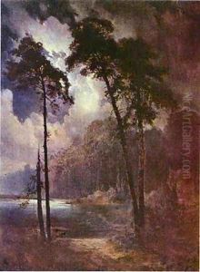 Summer Night 1883 by Alexei Kondratyevich Savrasov