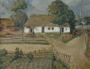 Pejzaz Wiejski by Jan Rubczak