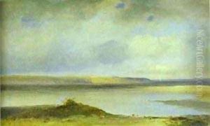 The Volga River Vistas 1870s by Alexei Kondratyevich Savrasov