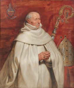 Portrait De Matthaeus Yrsselius, Abbe De Saint Michel A Anvers