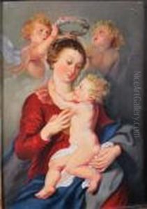 "virgen Coronada Con El Nino" by (studio of) Rubens, Peter Paul