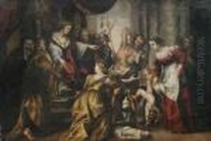 Das Urteil Des Salomon by (studio of) Rubens, Peter Paul