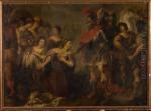 La Famille De Darius Aux Pieds D""alexandre