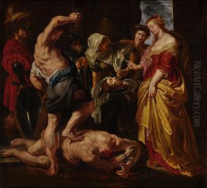 The Head Of Saint John The Baptist Presented To Salome The Head Of Saint John The Baptist Presented To Salome