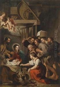 The Adoration Of The Shepherds by (studio of) Rubens, Peter Paul
