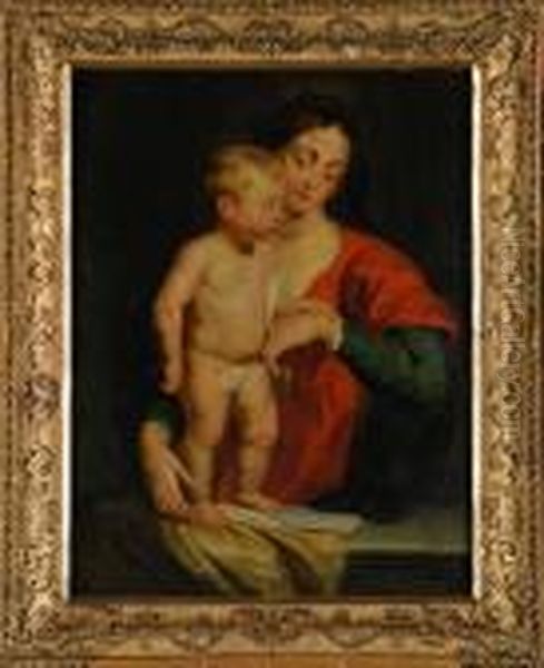 Vierge A L'enfant - view 1