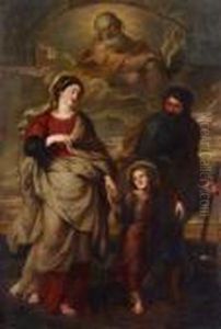 Die Ruckkehr Der Heiligen Familie Aus Agypten by (studio of) Rubens, Peter Paul