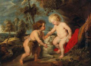 The Christ Child And The Infant Saint John The Baptist