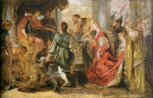 The Continence Of Scipio by (studio of) Rubens, Peter Paul