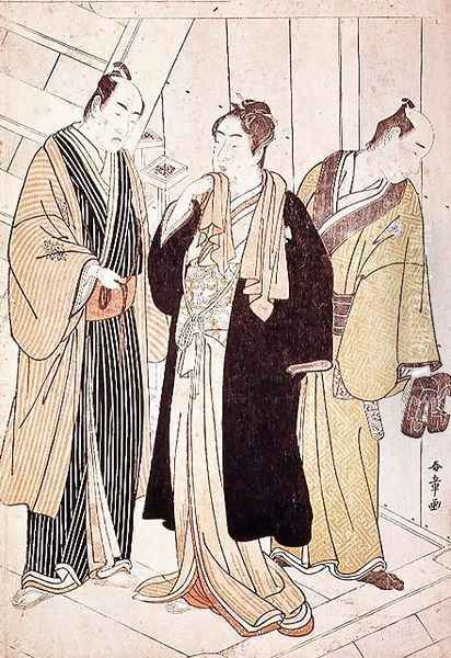 Two Actors Arriving Backstage, before 1785 - view 1