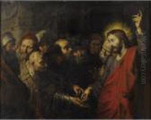 The Tribute Money by (studio of) Rubens, Peter Paul
