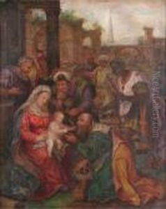 De Aanbidding Van De Wijzen by (studio of) Rubens, Peter Paul