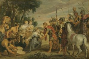 The Meeting Of David And Abigail by (studio of) Rubens, Peter Paul