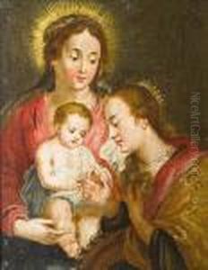 The Mystic Marriage Of Saint Catherine by (studio of) Rubens, Peter Paul