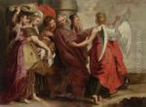 Lot's Family Leaving Sodom