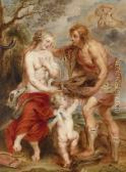 Meleagerpresenting To Atalanta The Head Of The Calydonian Boar - view 1
