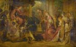 The Generosity Of Scipio by (studio of) Rubens, Peter Paul