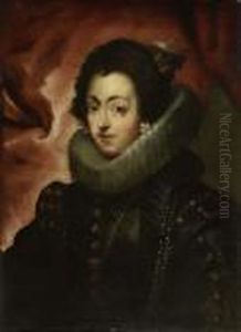 Retrato Da Rainha Isabel De Bourbon by (studio of) Rubens, Peter Paul