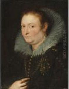 Portrait Of A Lady, Possibly A Member Of The Brandt Family by (studio of) Rubens, Peter Paul