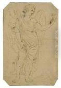 A Standing Angel With A Spear And The Nails Of The Cross by (studio of) Rubens, Peter Paul