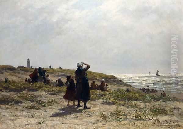The Return Of The Fishing Fleet, Katwijk - view 1