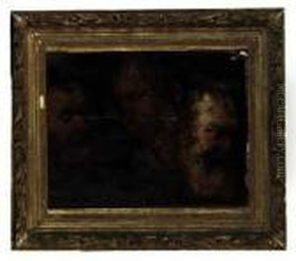 A Study Of Three Heads - view 1
