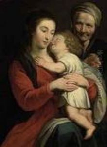 The Virgin And Child With Saint Anne by (studio of) Rubens, Peter Paul