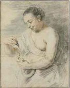Hygieia With A Serpent, After Rubens