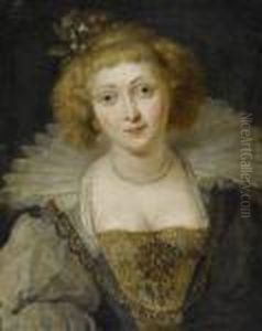 Portrait Of Helene Fourment In Her Bridal Dress.