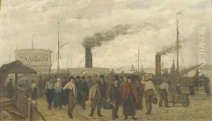The ferry from Zaandam arriving in Amsterdam